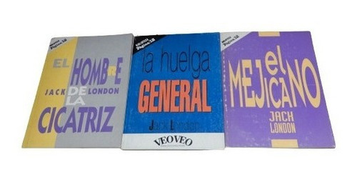 Lote De 6 Libros De Jack London. Mejicano, Huelga Gener&-.