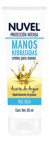  Crema para Manos Nuvel con Argán 65ml