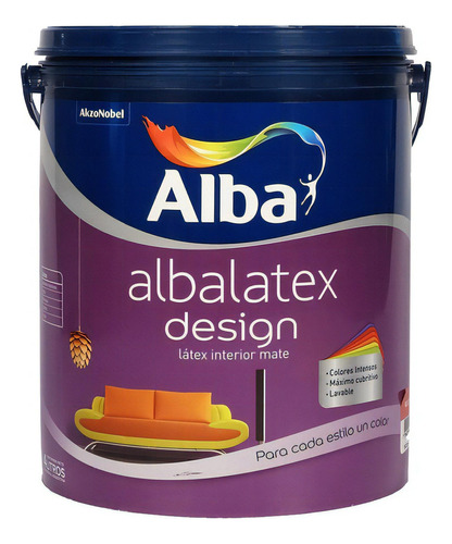 Albalatex Design Latex Interior Verde Exotico X 1 Lt