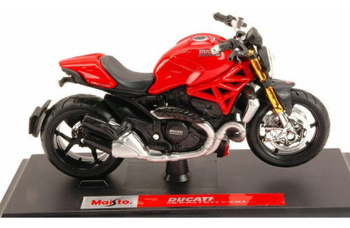 Imagen 2 de 3 de Maisto 2014 Ducati Monster 1200s 1/18 Modelo Fundido A Presi