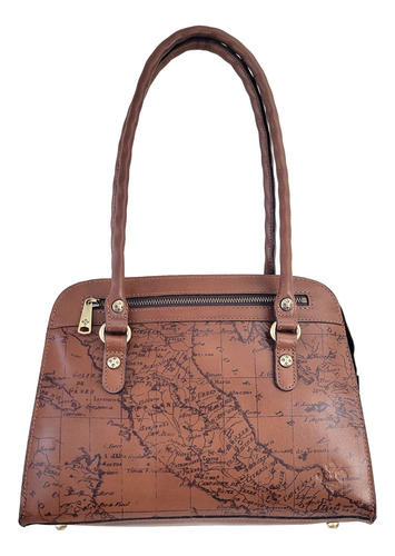 Patricia Nash Calvi Satchel Signature Map Bolso De Hombro Me