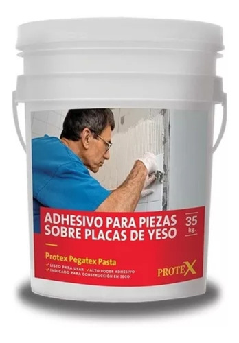 Pegamento Pegatex Pasta Ceramica Sobre Durlock 35kg