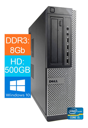 Imagem 1 de 3 de Desktop Dell Optiplex 7010 Core-i5 3470 8gb Hd 500gb Win10