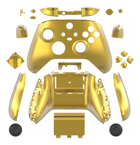 Carcasa Para Control Xbox Series Color Dorado