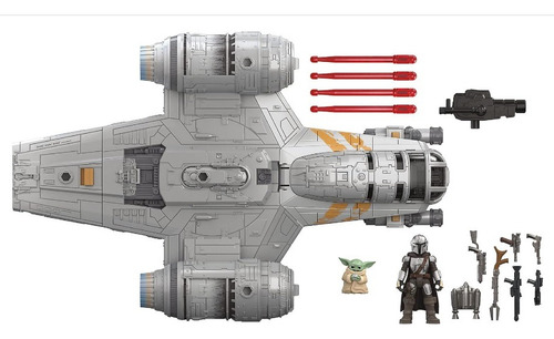Figura Razor Crest De Mission Fleet The Mandalorian. Hasbro