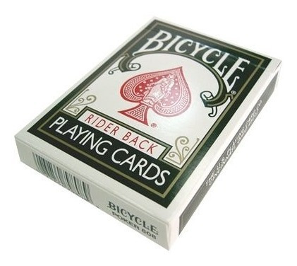 Cartas De Magia Y Poker Bicycle Standard - Rider Back Negras