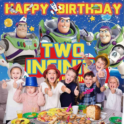Jumphop Buzz Lightyear Birthday Backdrop Toy Story Two Infin