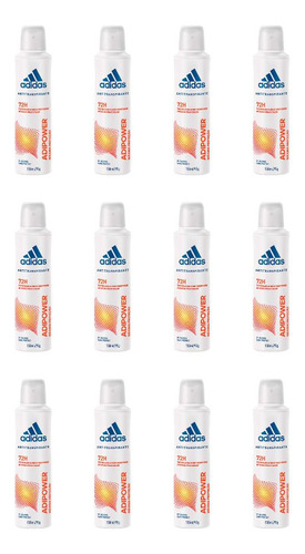 Desodorante Aero adidas 150ml Fem Adipower - Kit C/ 12un