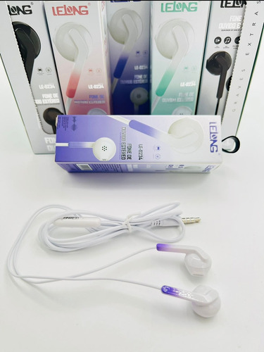 Kit 20 Peça Fone De Ouvido Stereo Lelong Sport Com Microfone
