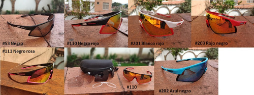 Gafas Ciclismo Fotocrómatico Marcoformula 3lentes Estuche