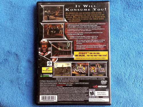Mortal Kombat Deception | Con Manual | Para Ps2 (Usado)