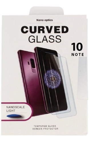Vidrio Templado Curvo Uv Para Samsung Galaxy Note 10 / 10 5g