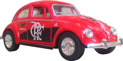 Miniatura Fusca Do Flamengo - Time De Futebol - Em Metal