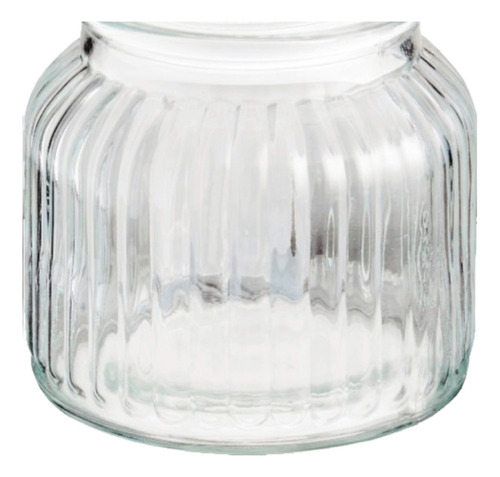 Set 2 Frascos De Vidrio Medianos Con Tapa A Presión 650 Ml