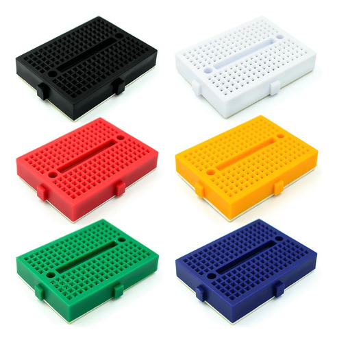 Mini Protoboard Syb-170 Breadboard 170 Puntos Varios Colores