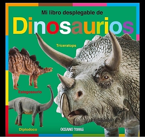 Mi Libro Desplegable De Dinosaurios - Océano