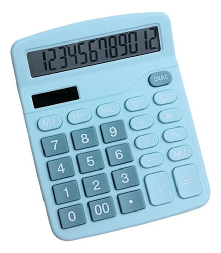 Calculadora 12 Dígitos Portátil De Escritorio Números Grande