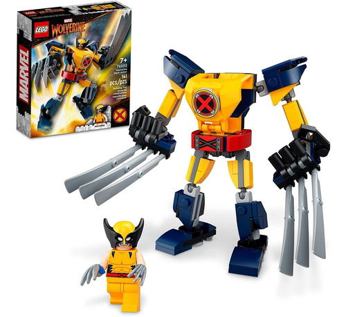 Kit De Construcción Coleccionable Y Minifigura De Wolverine