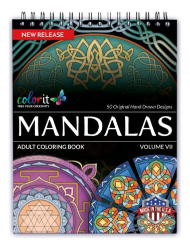 Cuadernos Para Zurdos Colorit Mandalas To Color, Volumen Vii