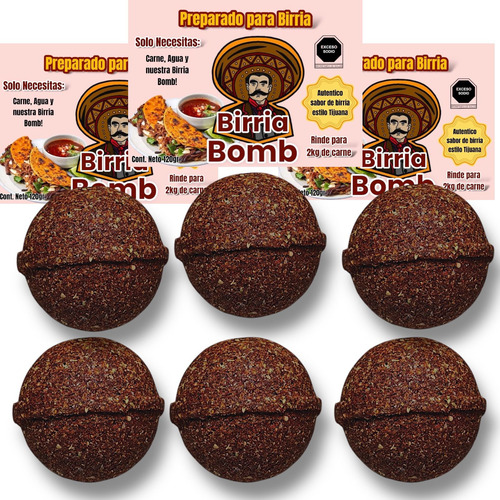 6 Condimentos Birria Bombs O Sazonador Para Birria