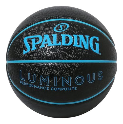 Spalding Luminous Composite Black X Blue No. 7 Ball 77-846j