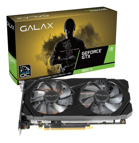Placa De Vídeo Galax Geforce Gtx 1660 Ti 6gb Ddr6 Hdmi/dvi-d