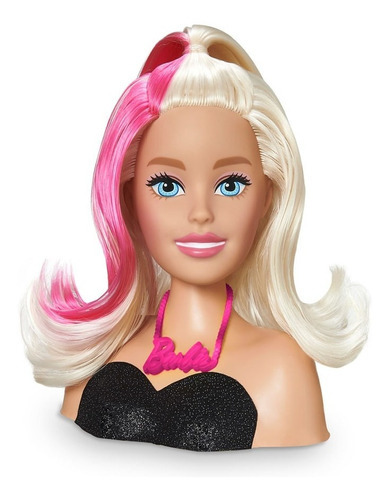 Barbie Muñeca Cabeza Para Peinar Con Accesorios 22 Cm
