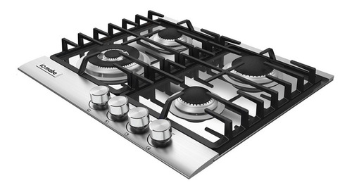 Imagen 3 de 4 de Tope Cocina 4 Hornillas 60cm A Gas Vidrio Reflecta 120v Mabe