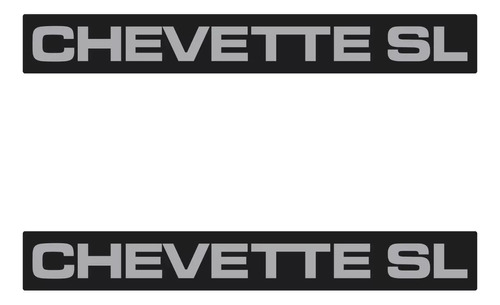 Adesivo Chevrolet Chevette Sl/e Para Friso Lateral Cvt01 Fkc