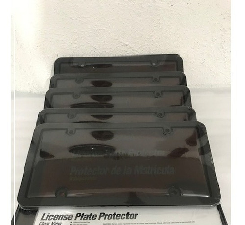 Porta Placa Ahumado 95% Protector De Matricula O Cubre Placa