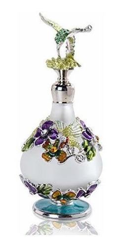 Yu Feng Botella De Perfume De Cristal Con Diseño De Flores D