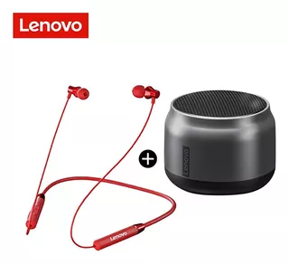 Audífonos Lenovo Qe03 + Parlante K3