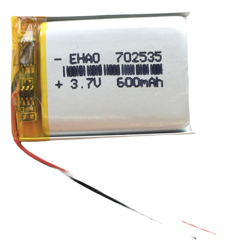 Bateria Lipo 702535 3.7v 600mah