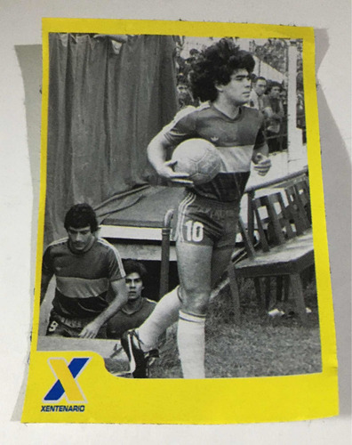Figurita Maradona - Album Boca Xentenario - Nro 168 - Leer