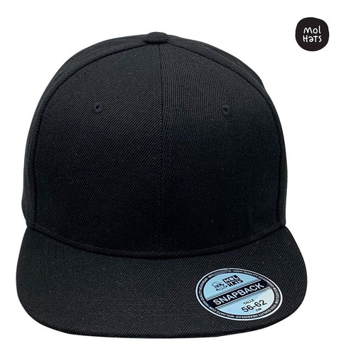 Imagen 2 de 6 de Gorra Snapback 6 Paneles Visera Plana Alta Calidad Premium Regulador Plástico