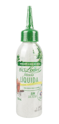 Stevia Liquida 120ml. Endulzante Para Diabeticos.