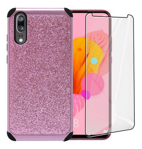 Funda Para Huawei P20 Eml-l29 Case Glitter Con Cristal Plno