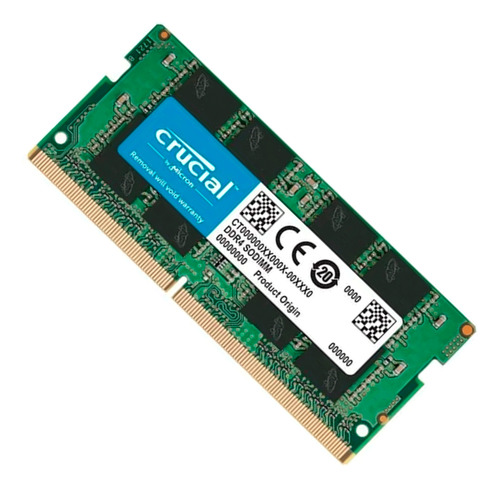 Memoria Ram Sodimm Notebook Crucial Basics Ddr4 8gb 2666mhz