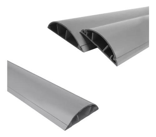 Canaleta Plastica De Piso 70x20 X 2 Mts Color Gris