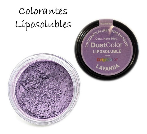 Colorantes Liposolubles Lavanda Malva Dustcolor Bomboneria 