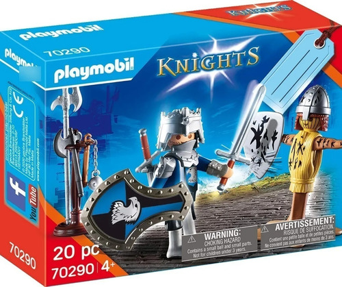 Playmobil Knights Set De Caballeros Medieval C/ Escudo 70290