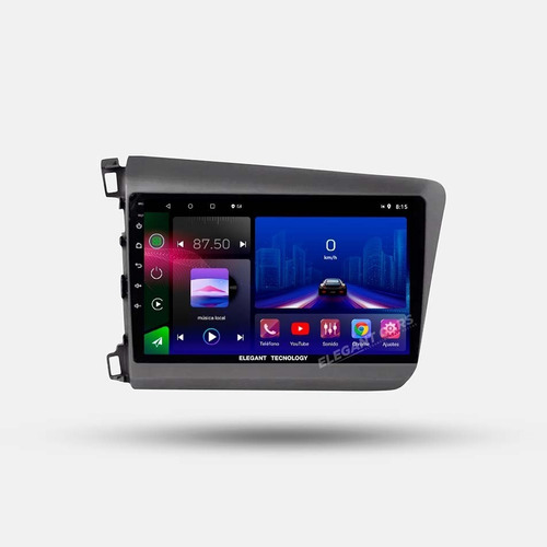 Autoradio Android 11 Honda Civic 2012-2016 2+32gb + Camara