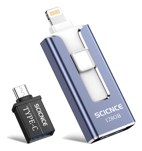 Scicnce 128gb Photo Stick Para iPhone Flash Drive, Memoria U