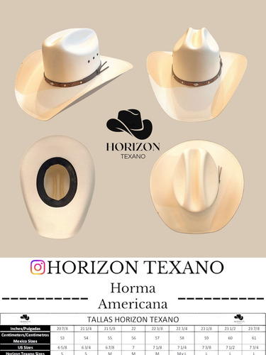 Sombrero Vaquero Unisex Estilo Americano L