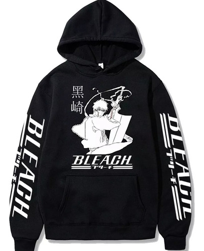 Buzo Canguro Anime Bleach Harajuku Jerséis Unisex