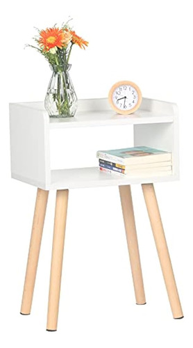 Exilot Nightstand Mid-century Modern Bedside Table With Pata