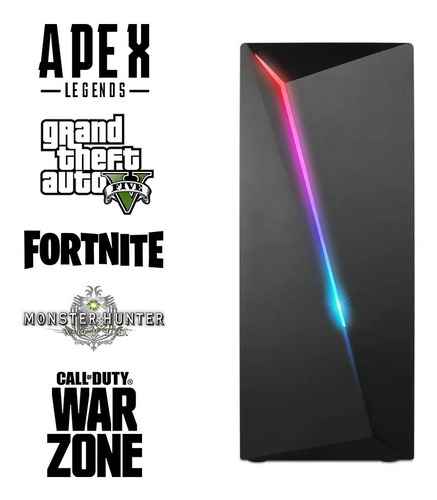 Pc Gamer Fácil Amd Ryzen 5 3400g 16gb 1tb Gtx 1650 4gb
