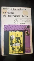 Comprar La Casa De Bernarda Alba - Federico Garcia Lorca Losada