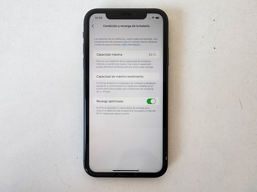 Imagen 8 de 9 de iPhone 11 64gb Bateria Al 83% Negro + Cable Y Cargador