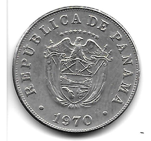 Panamá Moneda De 5 Centésimos De Balboa Año 1970 - Km 23.2